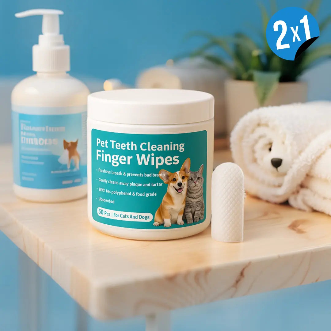 Toalhitas Dentárias Naturais para Animais – OFERTA 2x1